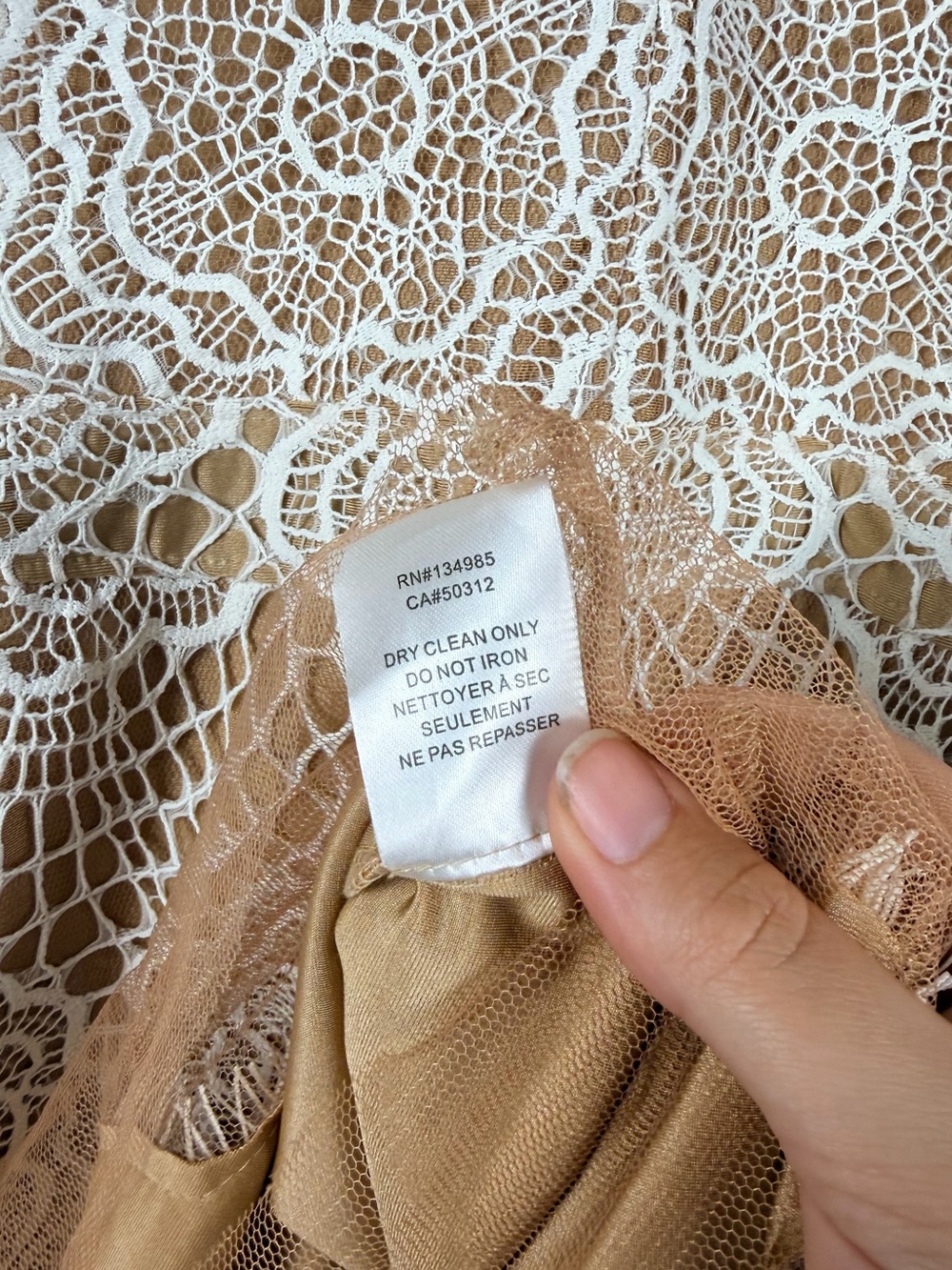 For love and lemons Antigua Mini Dress in White size small sheer - Picture 5 of 7